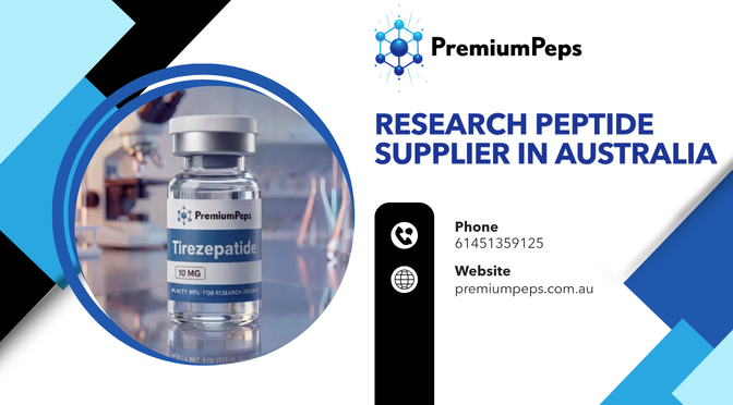 Research Peptide Supplier in Australia – PremiumPeps Laboratory-Grade Research Peptides Including Tirzepatide for Scientific Research